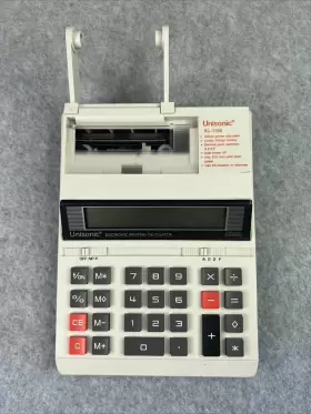 XL-1158 UNISONIC Feature Display Printer Calculator #2