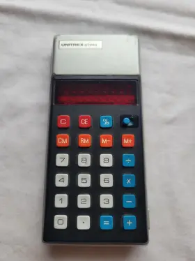 Unitrex 919m Vintage Electronic Calculator - Classic Retro Desk Adding Machine