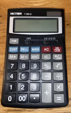 1180-3A VICTOR Calculator Desktop Analyst Solar