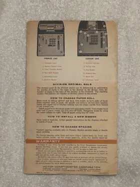 120-5-3 VICTOR Automatic Printing Calculator General #2