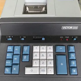1665 VICTOR Calculator Desktop Printing #2