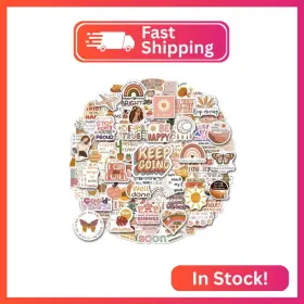 W215 WAKEMOODEI Inspirational Stickers Boho Motivational