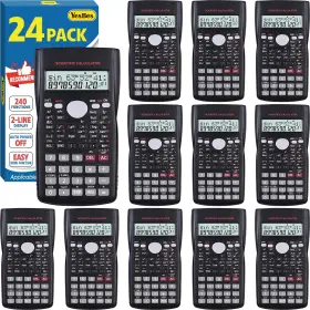SCIENTIFIC-24P YESBES Pack Calculators Screen Display