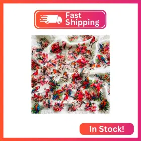 ST-319 YOKSAS Bird Flower Stickers Scrapbooking Watercolor