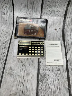 LC-220 ZYKKOR Vintages Instruction Mini Calculator Keychain