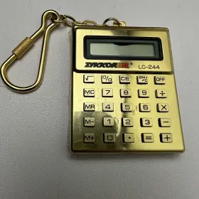 LC-244 ZYKKOR Calculator Keychain Micro Lcd