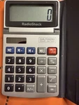 Vtg Radio Shack Calculator Ec-234 Dual Powered Adjustable Display W/ Case. Fixed Price $12.99.