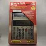 Sharp El-1801a Printing Calculator 10-digit Ac/dc W/ Adapter & Paper New. Fixed Price $59.99.