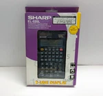Vintage Sharp El-520l Scientific Calculator New In Box Twin Power Nos. Fixed Price $34.95.