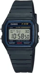 Casio F91w-1, 7 Year Battery Chronograph Watch, Black Resin Strap, Alarm, New. Fixed Price $24.50.