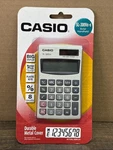 Casio Sl-300ve-s Calculator New Sealed Big Display Solar Plus Metal Cover Nos. Fixed Price $11.00.