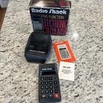 Radio Shack Ec-250 Rare Vintage Calculator W Original Box & Leather Zip Case. Fixed Price $19.99.