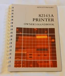 Hp 82143a Printer Owners Handbook For Hewlett Packard 41c Calculator Rare. Fixed Price $29.99.