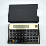 Vtg Hp 12c Financial Calculator Hewlett Packard Case Nom 1 Nyce Black Gold Works. Fixed Price $17.75.