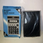 New Vintage Sharp El-326f Solar Cell Calculator Elsi Mate In Box 8 Digit. Fixed Price $25.57.