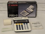 Canon P60-d Vtg Electronic Calculator Adding Machine New Open Box Made In Japan. Fixed Price $39.96.