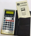 Vintage Toshiba Lc-833wa Liquid Crystal Calculator Case Works Needs Battery. Fixed Price $26.99.