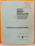 Hp 03211-90011 1967 Model 3211a Sweep Oscillator Operating & Service Manual.. Fixed Price $39.99.