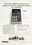 Casio Fx-10 Scientific Calculator Vintage Print Ad 1974 Original. Fixed Price $15.37.
