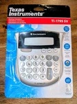 Texas Instruments Ti-1795 Sv Simple Desktop Calculator Free Shipping. Fixed Price $9.99.