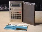 Vintage Sharp Elsi Mate Rl-8028 Electronic Calculator With Cover And Manual. Fixed Price $4.00.