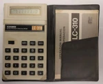 Casio Lc-310 Electronic Calculator + Case Operation Manual. Fixed Price $29.97.