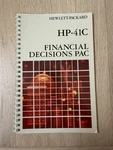 Financial Decisions Pac Manual For Hewlett Packard Hp 41c Cv Cx Calculator. Fixed Price $9.75.