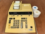 Canon Cp1202d Vintage Machine Calculator Tested Works Great Yellow 80 S Patina. Fixed Price $13.00.