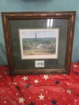 John Dearman 1995 Texas Saltwater Stamp Print #271/2100 Framed Read Description. Fixed Price $250.00.