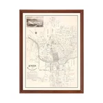 Old Map Of Austin, Tx 1891 - Vintage Austin Texas Art. Fixed Price $69.99.