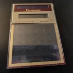 Panasonic Solar Powered Calculator Model Je-38ou Clear. Fixed Price $18.00.