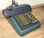 Vintage 1950s Marchant Figurematic Adx Mechanical Calculator With Power Cord. Fixed Price $219.00.