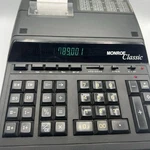 Monroe Classic Desktop 12 Digit Display Printing Calculator Tested Works. Fixed Price $39.99.