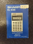 El-838 - Early 80's Sharp Brand New In Box Rare Made Korea Original!. Fixed Price $10.78.
