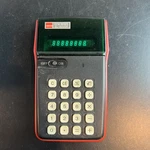 Vtg Sharp Elsi-mate El- 8000r Fluorescent Display Calculator Red Japan No Cord. Fixed Price $14.95.