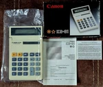 Canon Ks-81 Solar Calculator Complete In Box Works Vintage Retro. Fixed Price $19.95.
