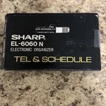 Vintage Sharp El-6060 N Calculator Electronic Organizer Works. Fixed Price $68.20.