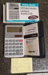 Vintage 1996 Solar Pocket Calculator Radio Shack Ec-456 With Box & User Manual. Fixed Price $14.47.
