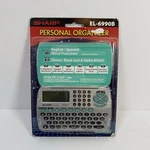 Sharp El-6990b Personal Organizer 256kb New Open Package Nos. Fixed Price $19.99.
