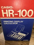 Casio Hr-100 Printing Display Calculator Complete With Box Working Made In Japan. Fixed Price $22.97.