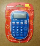Sharp Elsi Mate El-s10 Pocket Size Electronic Calculator Blue El-s10b-b. Fixed Price $24.00.