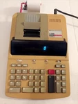 Ti -5650 Vintage 10 Digits Two Color Printing Calculator With New Paper Roll. Fixed Price $17.95.