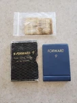 Forward 9 Pocket Adding Machine Art. No 67/8483 Cardboard Slip Case Stylus Instr. Fixed Price $29.00.