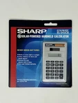 Sharp Solar Powered Elsi Mate El-243cb Handheld Calculator New. Fixed Price $11.95.