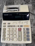 Sharp El-1801p Printing Calculator 12 Digit 2 Color Printer Cost/sell/margin Tax. Fixed Price $15.90.
