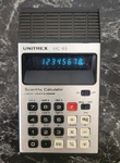 Vintage Scientific Calculator Unitrex Uc 65 Vfd Display Hong Kong 9volt 1974. Fixed Price $53.42.