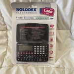Rolodex Electronics Personal Organizer Rf411-12 1200 Items Pocket Directory. Fixed Price $23.00.