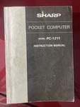 Sharp Pc-1211 Pocket Computer Instruction Manual Book. Fixed Price $35.00.