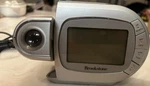 Brookstone Digital Projection Alarm Clock Silver Lcd Display Modern. Fixed Price $13.56.