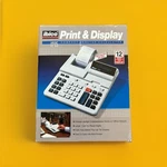 Ibico Print & Display 1215 Compact Desktop Calculator 12 Digit Tilt. Fixed Price $97.75.
